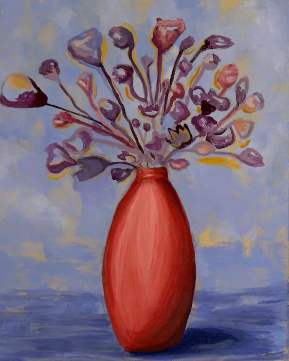 Salieron las Flores - 40 x 50 cms