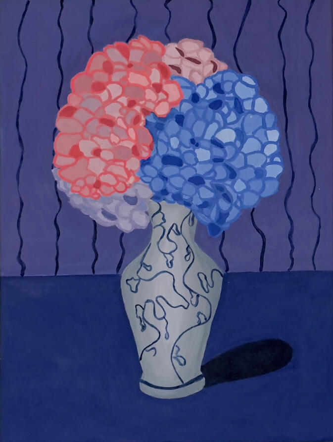 Hortensias - 40 x 30 cms