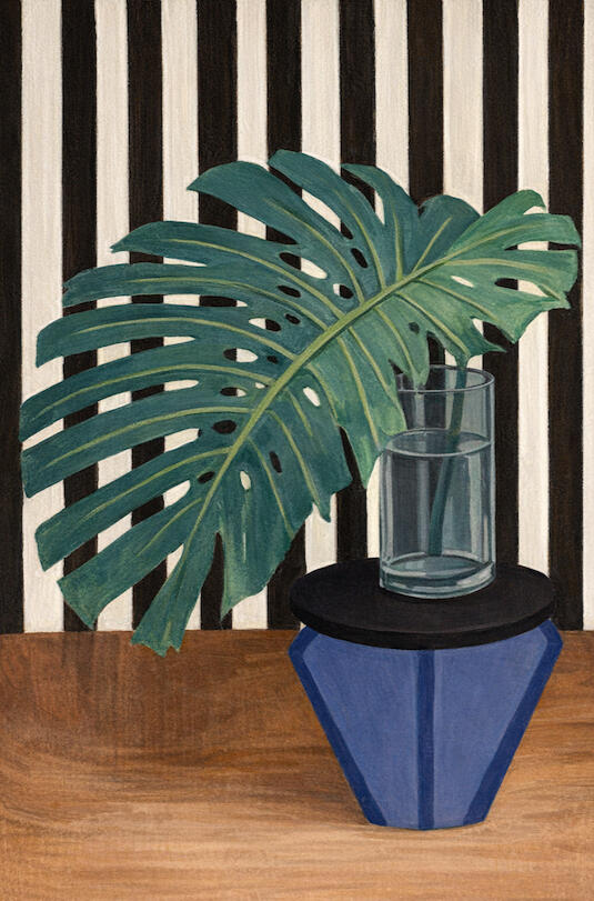 La Señora Hoja - 30 x 23 cms