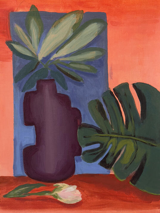 Hojas en Movimiento - 30 x 23 cms